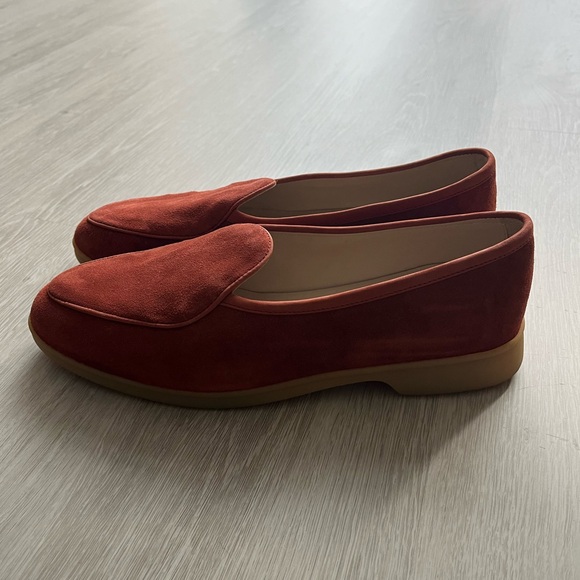 Baudoin & Lange Suede Stride Loafer (EUR 37) - Henna - Picture 4 of 10